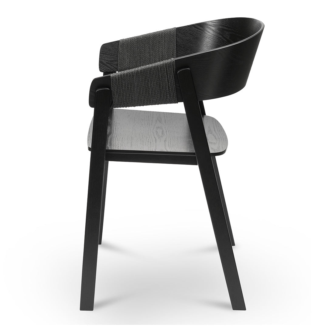 Ex Display - Phelps Dining Chair - Full Black