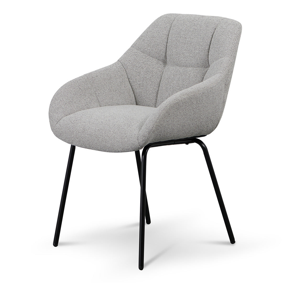 Ex Display - Danilo Fabric Dining Chair - Spec Grey