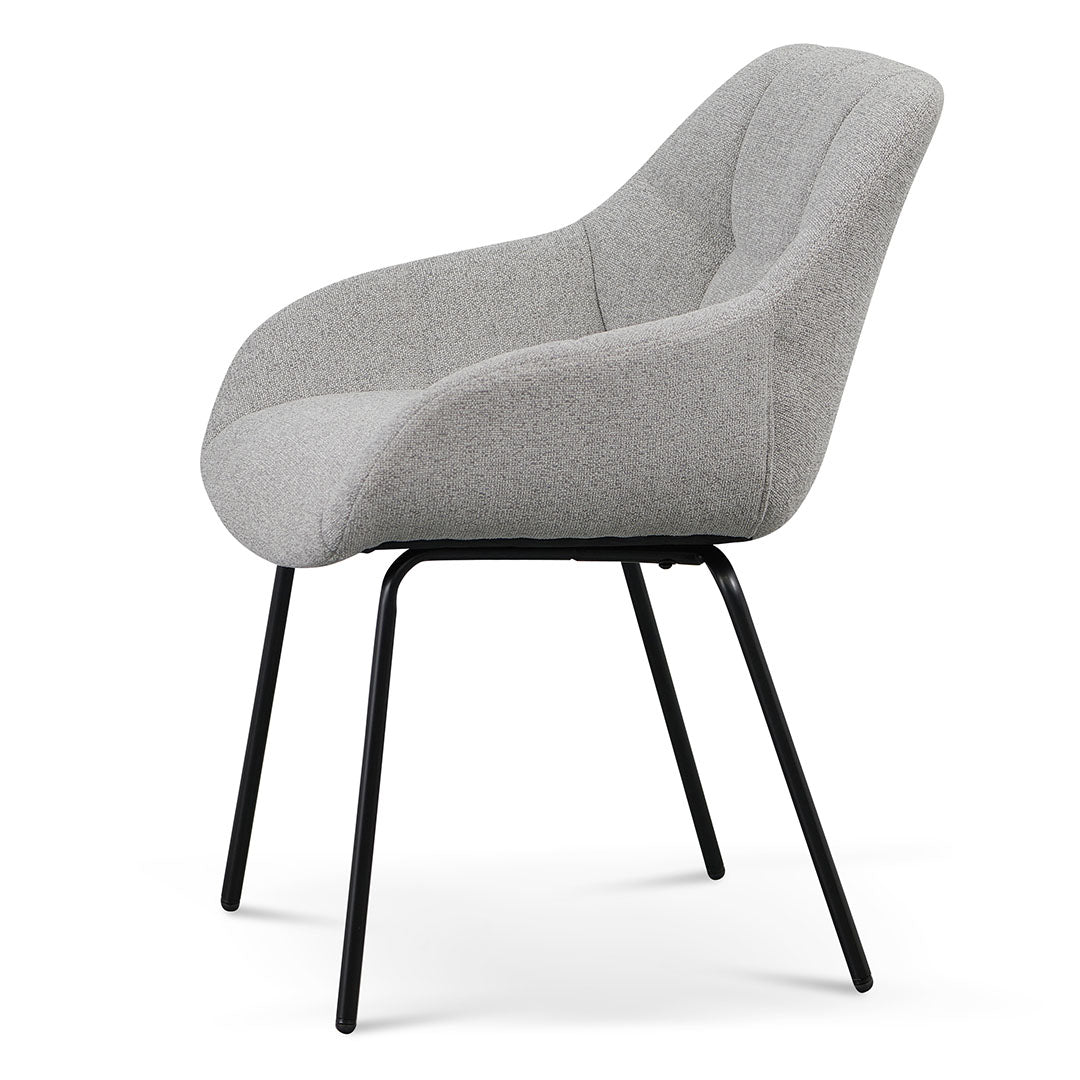 Ex Display - Danilo Fabric Dining Chair - Spec Grey