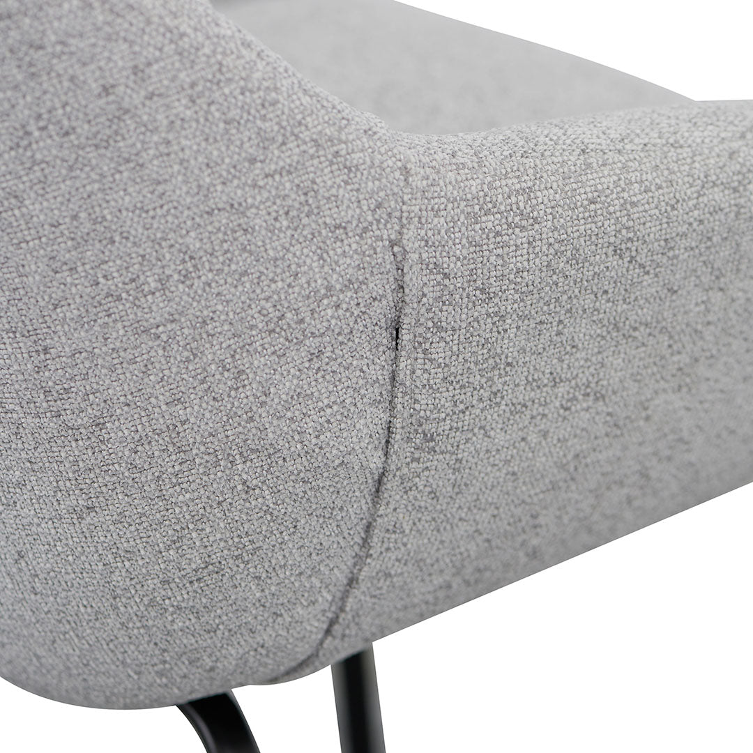 Ex Display - Danilo Fabric Dining Chair - Spec Grey