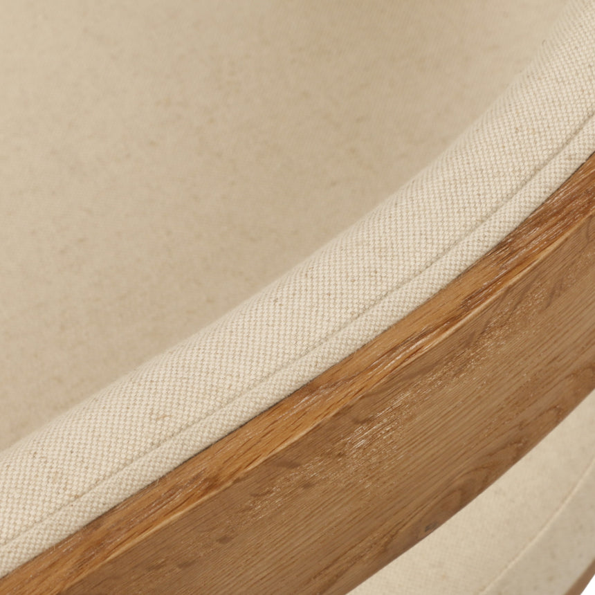 Set of 2 - Dining Chair - Light Beige