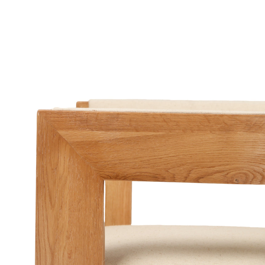 Set of 2 - Dining Chair - Light Beige