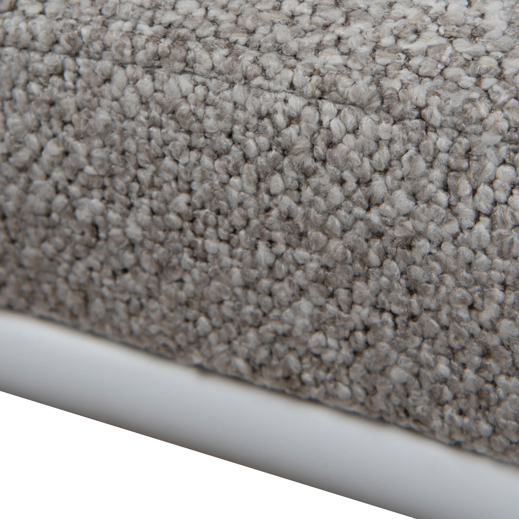 Set of 2 - Ambrosi White Dining Chair - Clay Grey