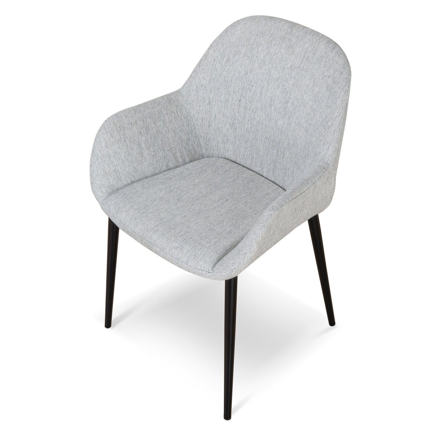 Fabric Dining chair - Silver Grey