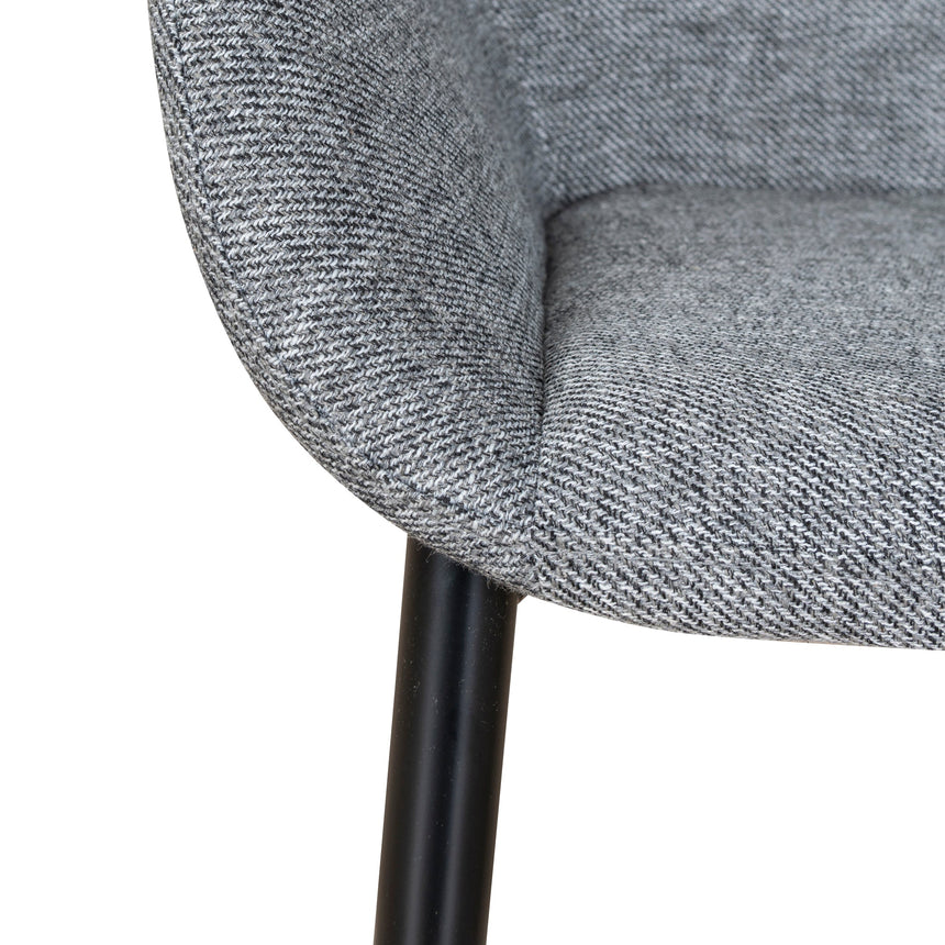 Fabric Dining chair - Lava Grey (Set of 2)