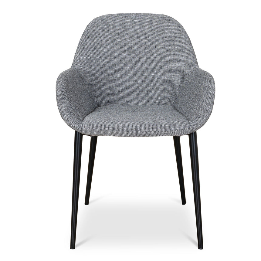 Fabric Dining chair - Lava Grey (Set of 2)