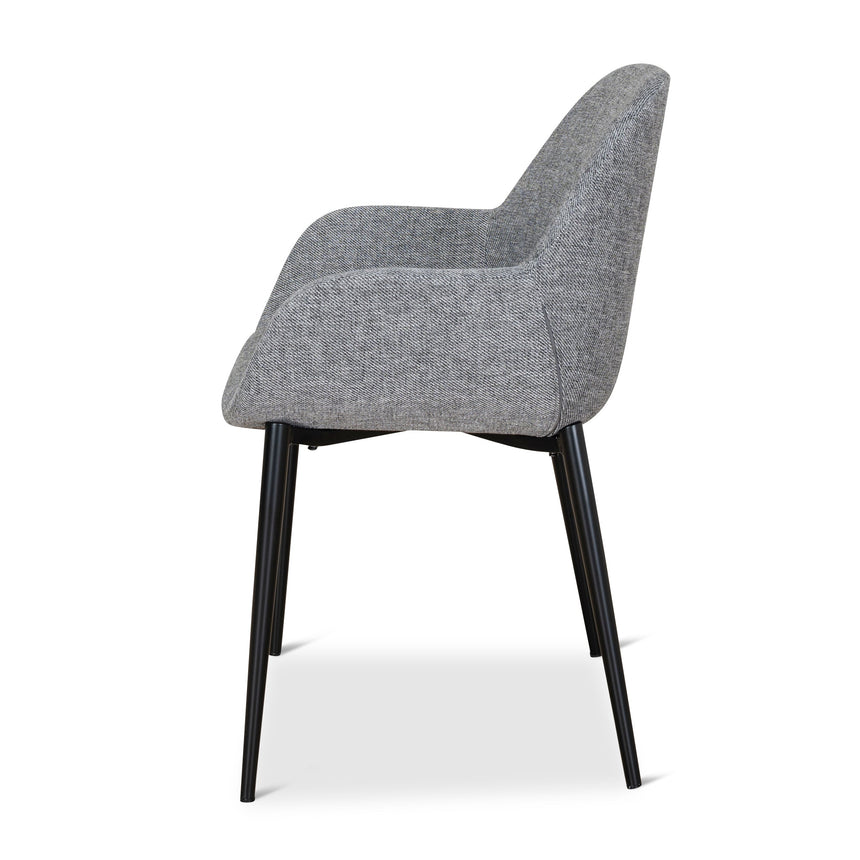 Fabric Dining chair - Lava Grey (Set of 2)