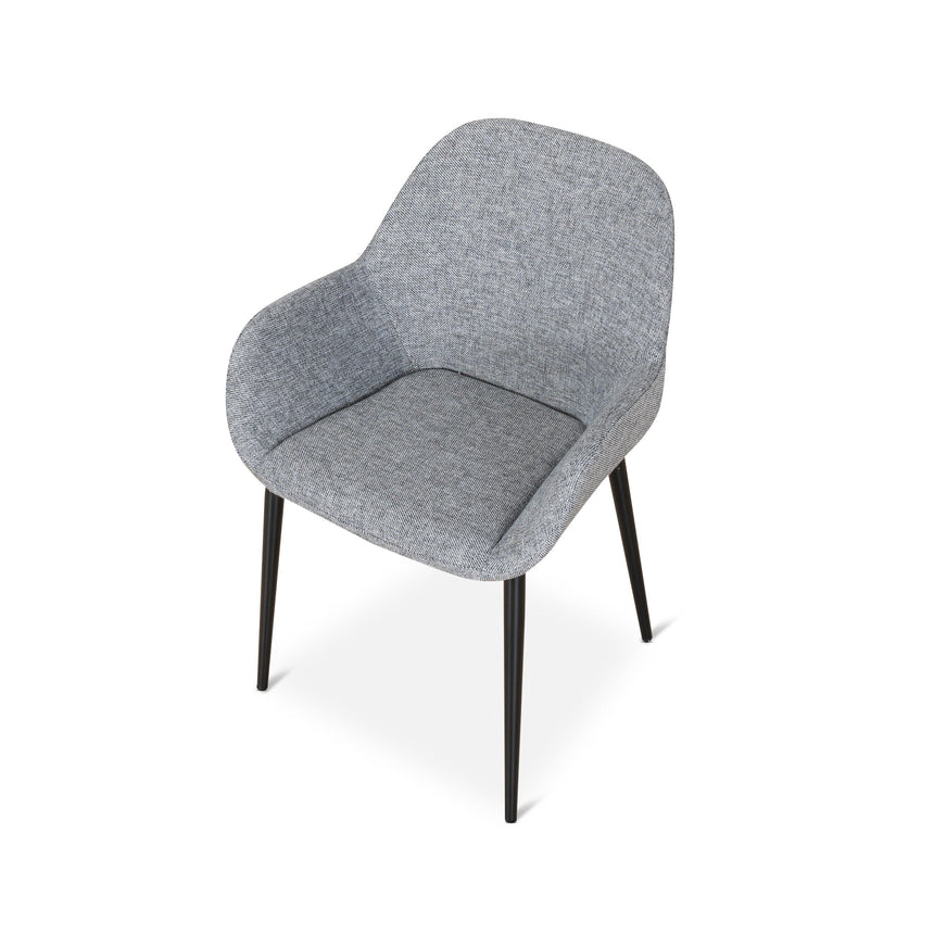 Fabric Dining chair - Lava Grey (Set of 2)