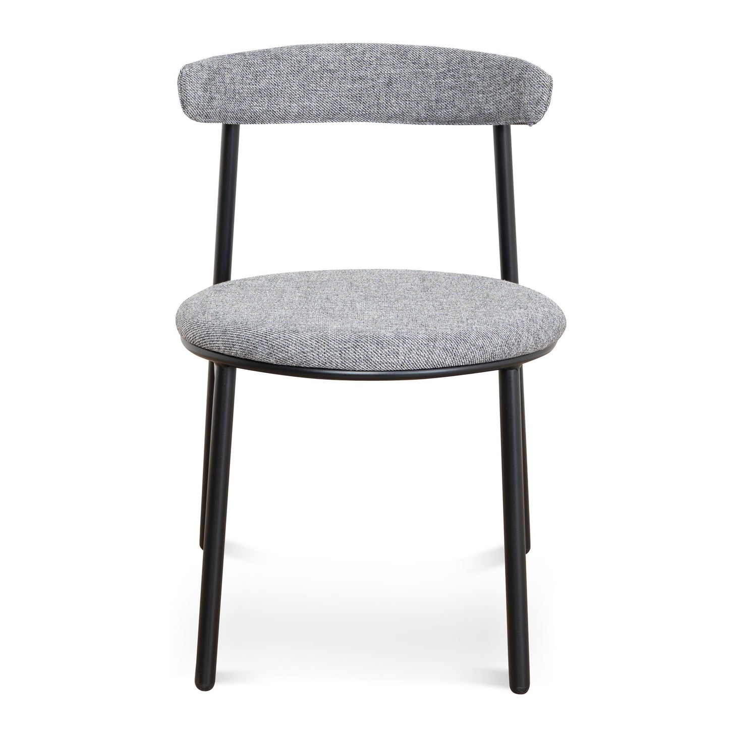 Set of 2 - Oneal Fabric Dining Chair - Lava Grey