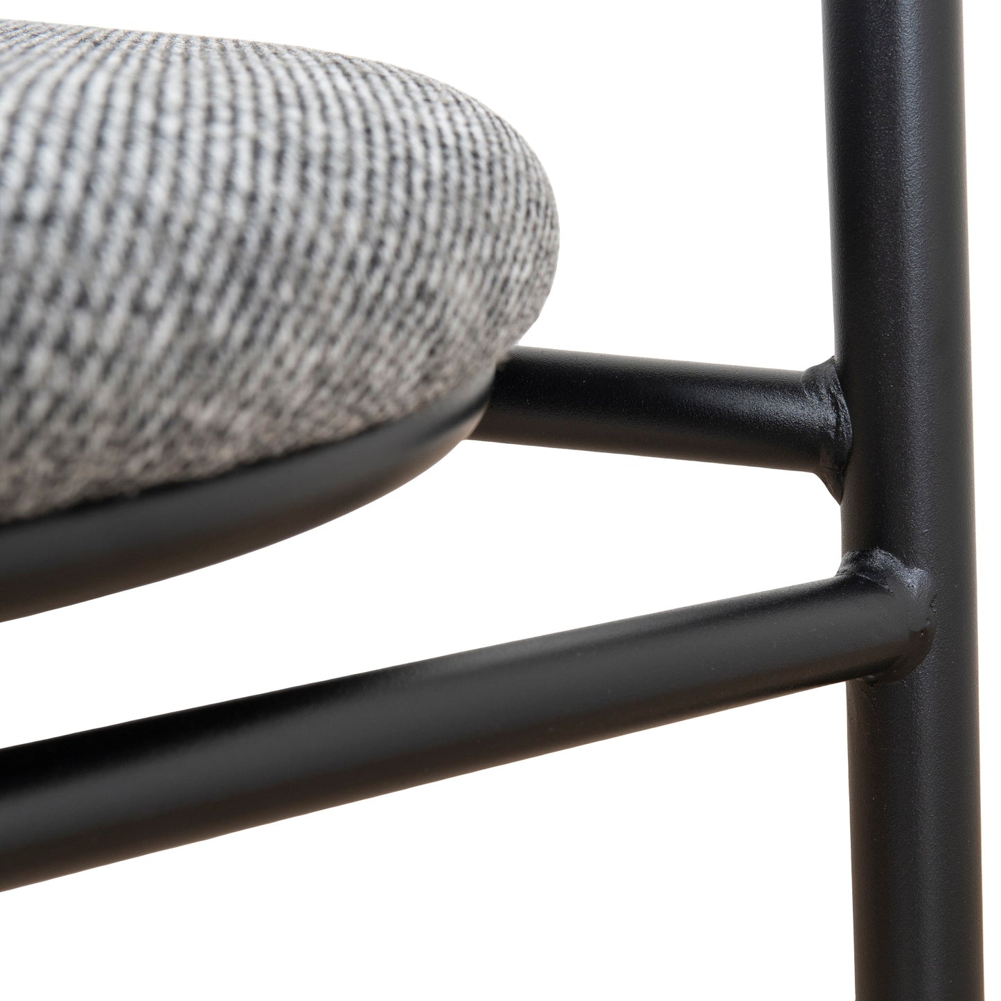 Set of 2 - Oneal Fabric Dining Chair - Lava Grey