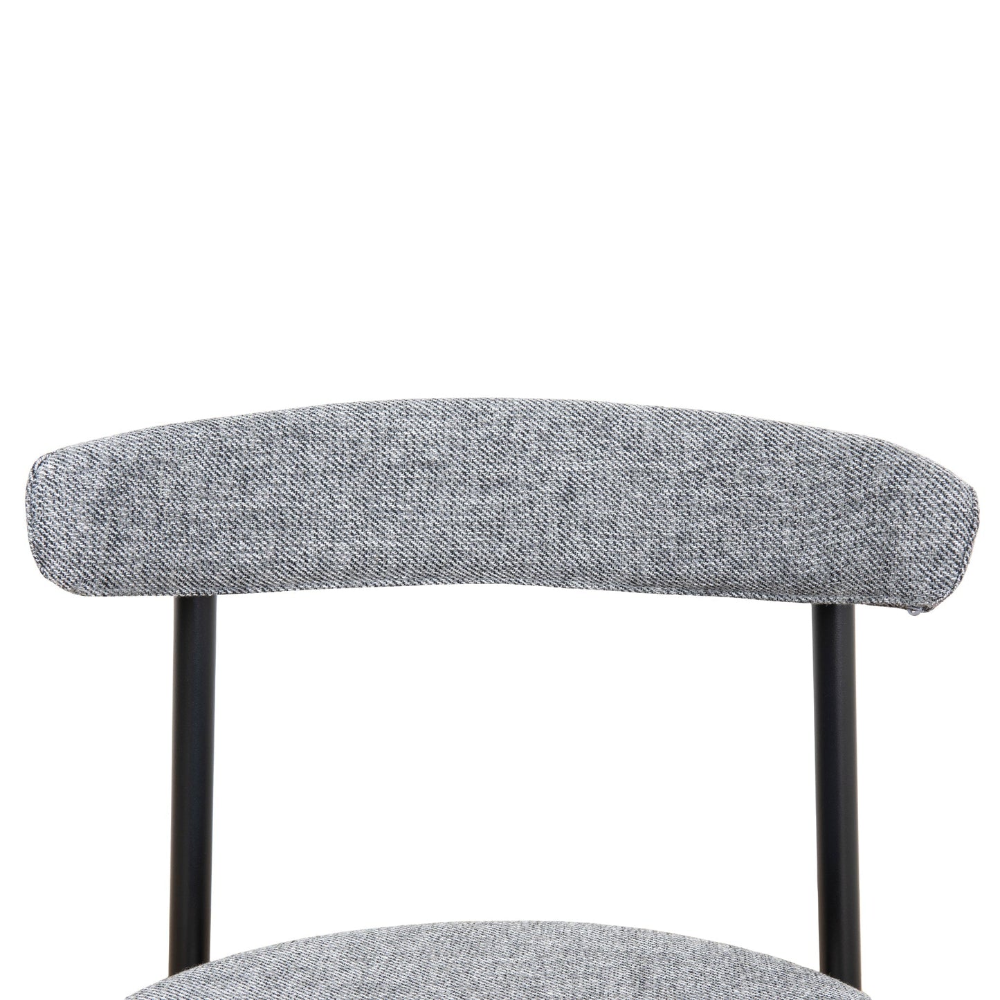 Set of 2 - Oneal Fabric Dining Chair - Lava Grey