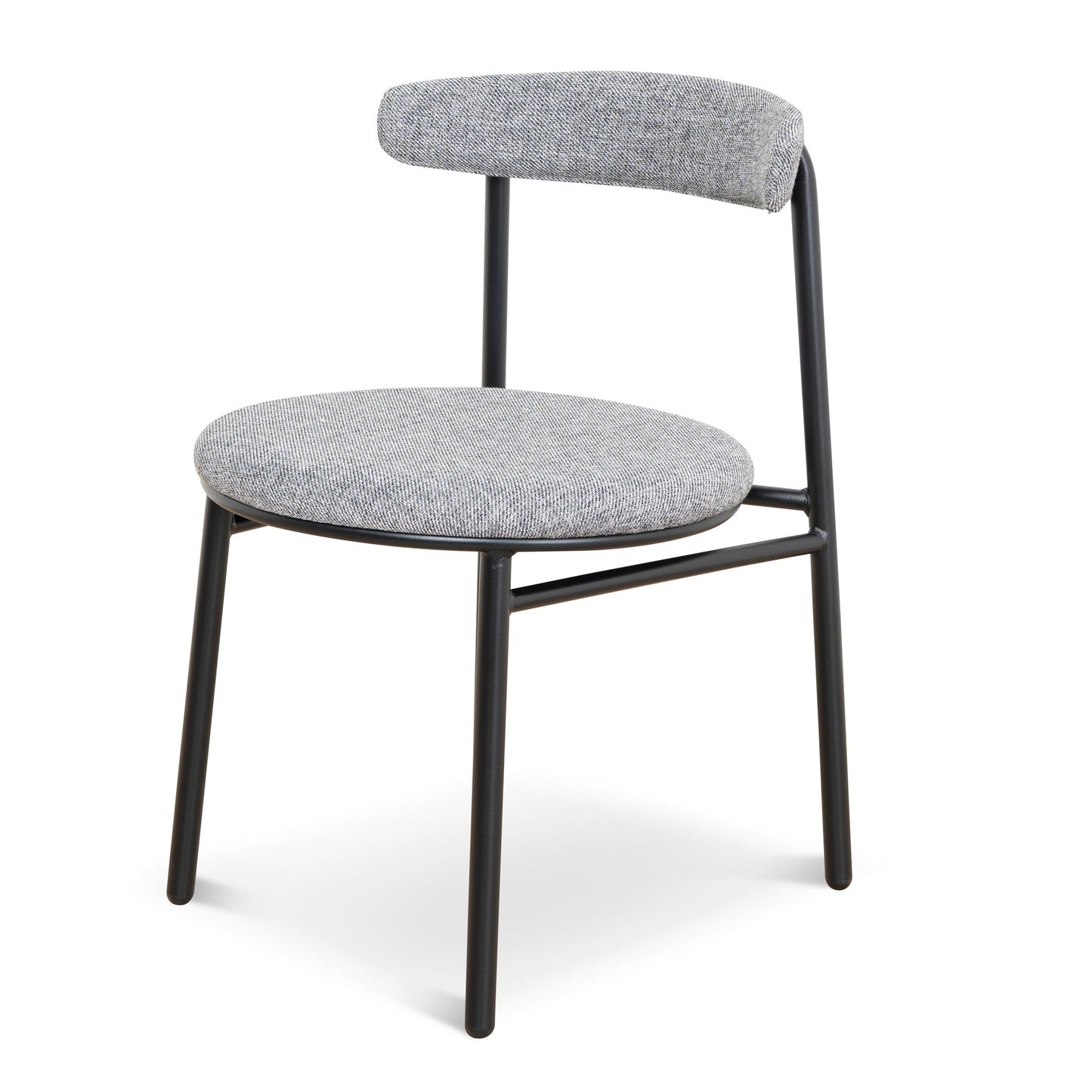 Set of 2 - Oneal Fabric Dining Chair - Lava Grey