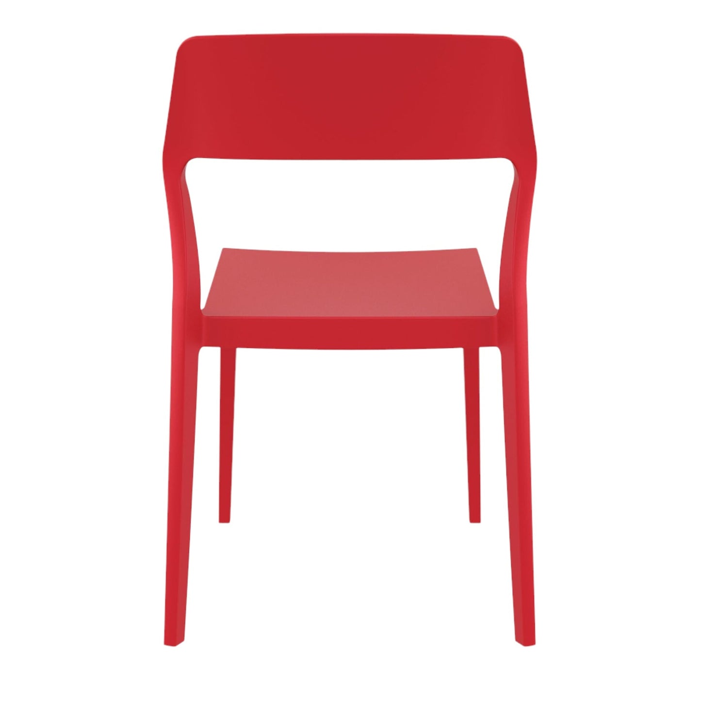 Specter Indoor / Outdoor Dining Chair - Red