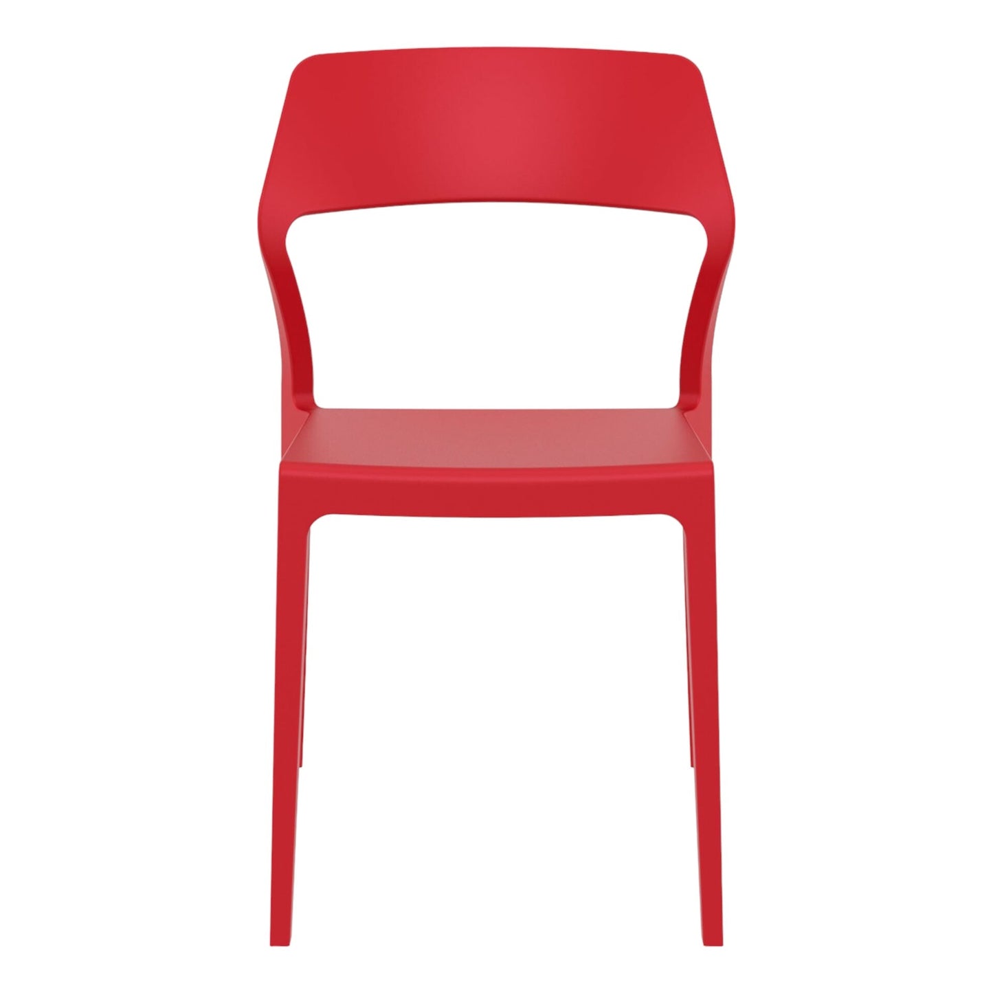 Specter Indoor / Outdoor Dining Chair - Red