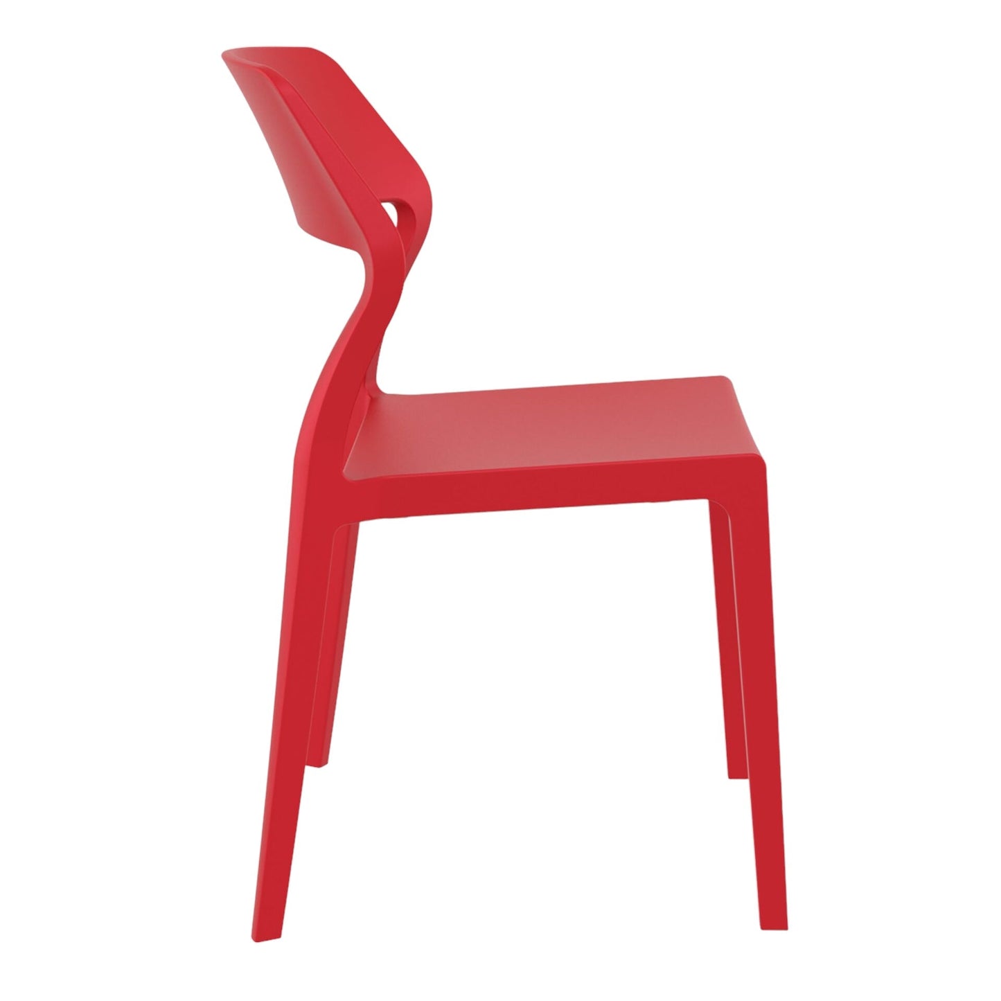 Specter Indoor / Outdoor Dining Chair - Red