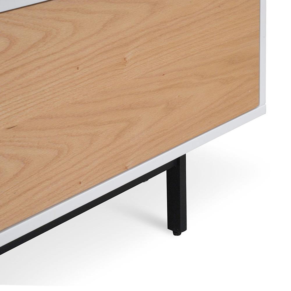 2.3m TV Entertainment Unit - Lowline - Natural