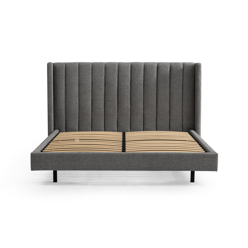 King Bed Frame - Spec Charcoal