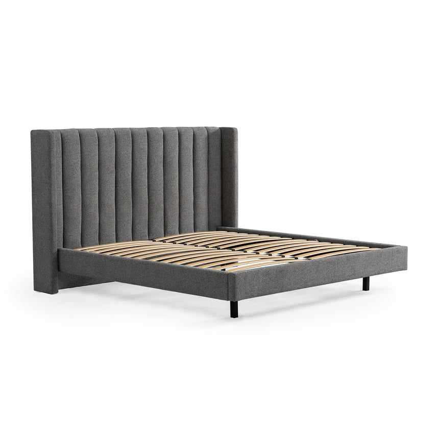 King Bed Frame - Spec Charcoal