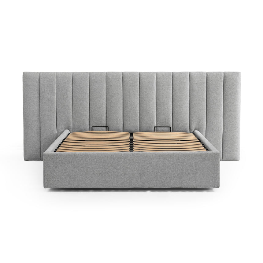 Wide Base Queen Bed Frame - Spec Grey