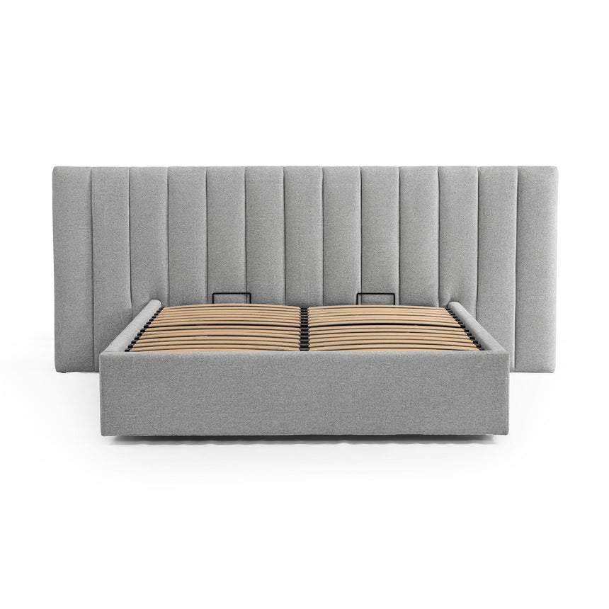 Wide Base King Bed Frame - Spec Grey