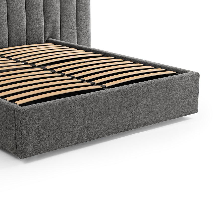 Wide Base Queen Bed Frame - Spec Charcoal