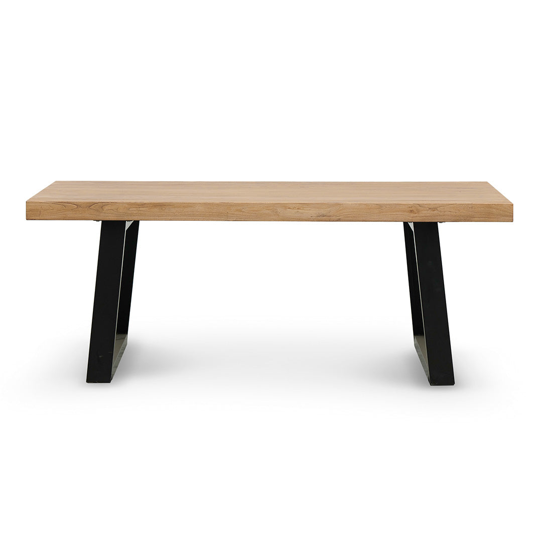 Reclaimed Elm Wood Dining Table