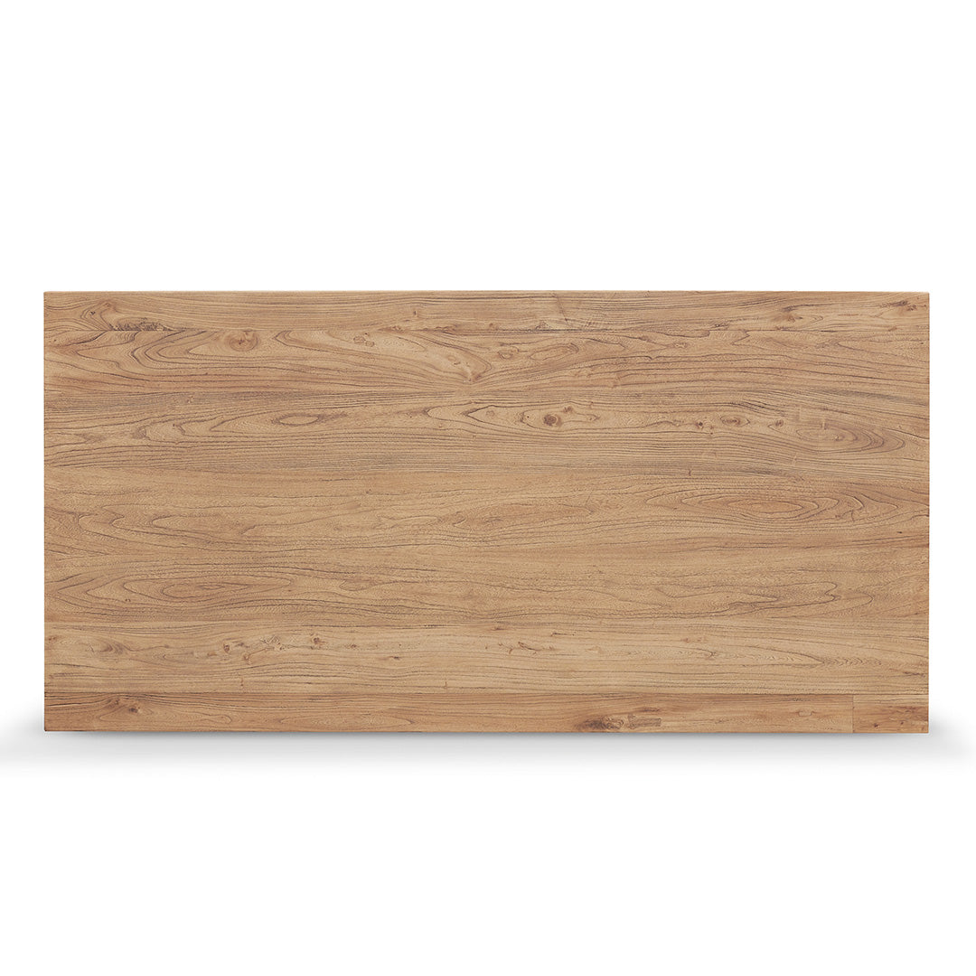 Reclaimed Elm Wood Dining Table