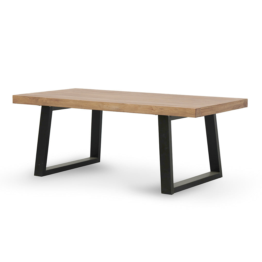 Reclaimed Elm Wood Dining Table