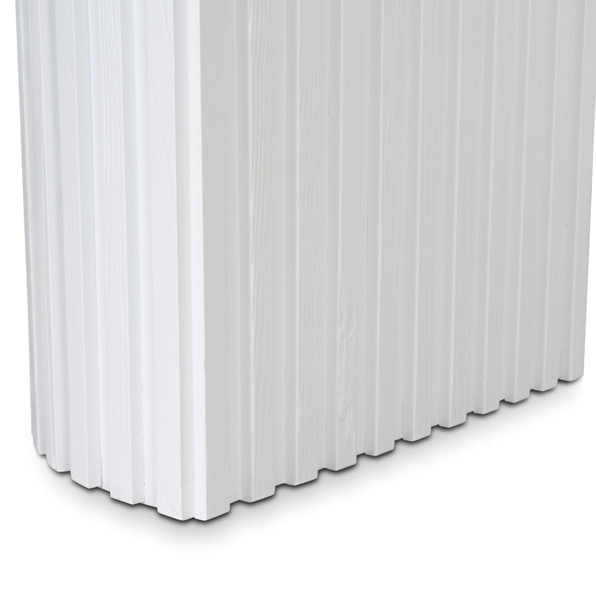 1.5m Marble Console Table - White