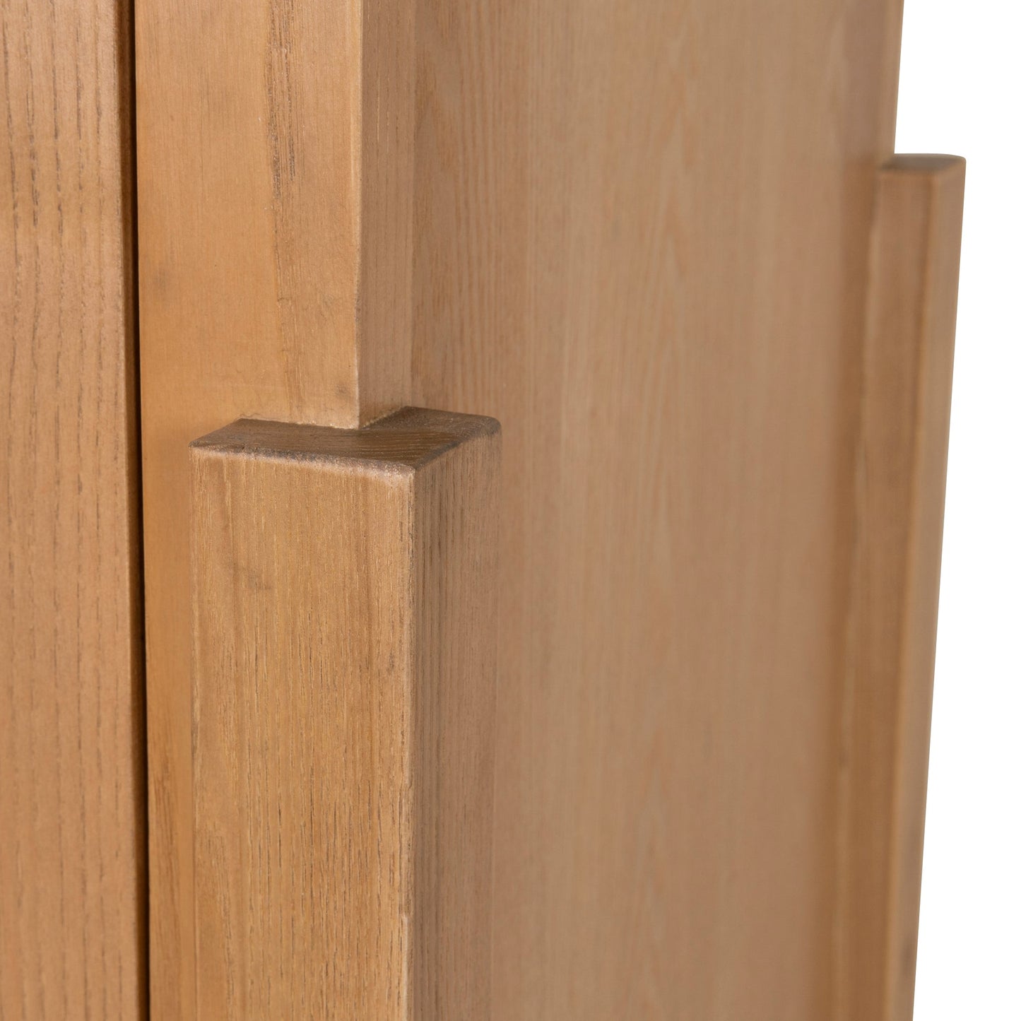 Zia 1.83m (H) Ash Curve Cabinet - Natural