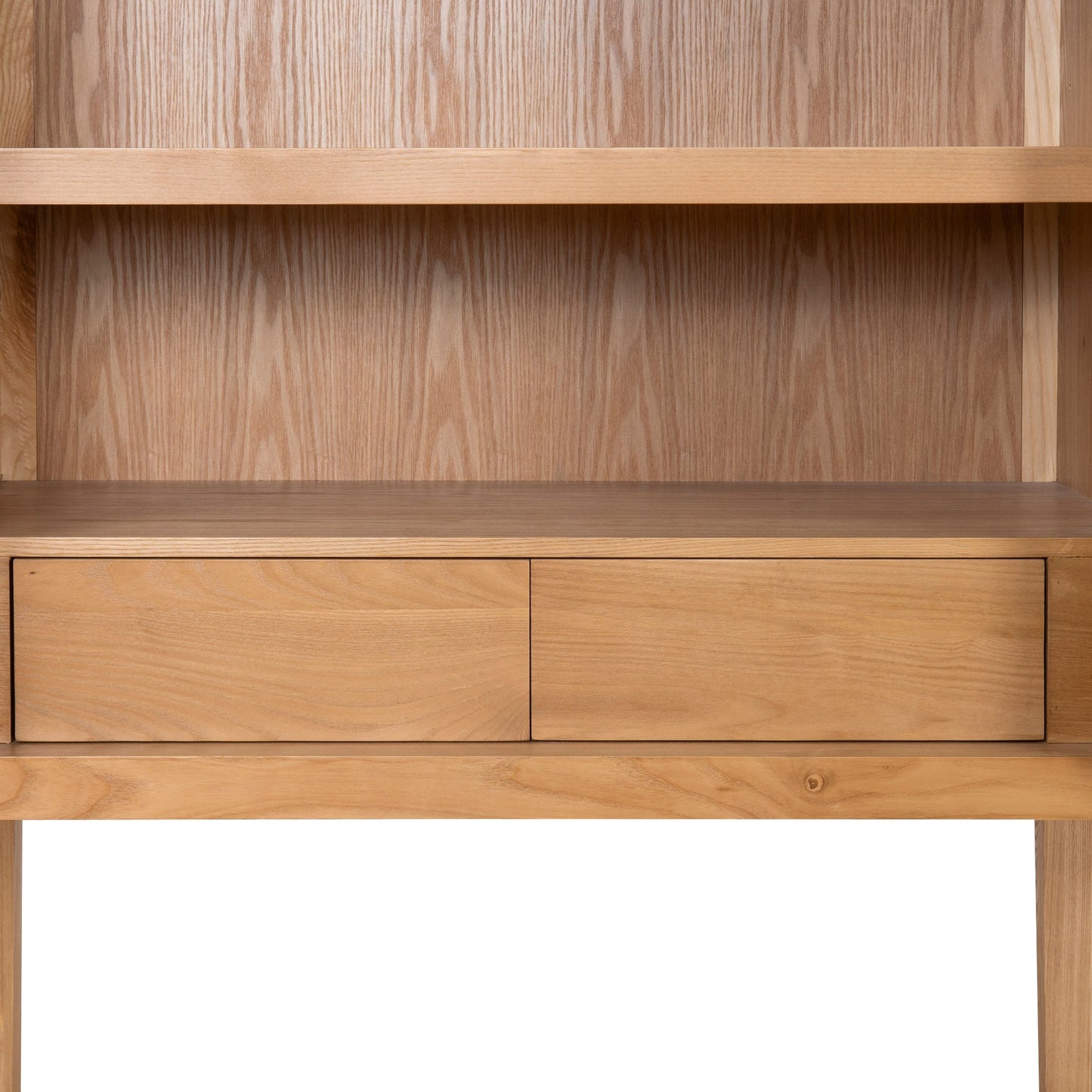 Zia 1.83m (H) Ash Curve Cabinet - Natural