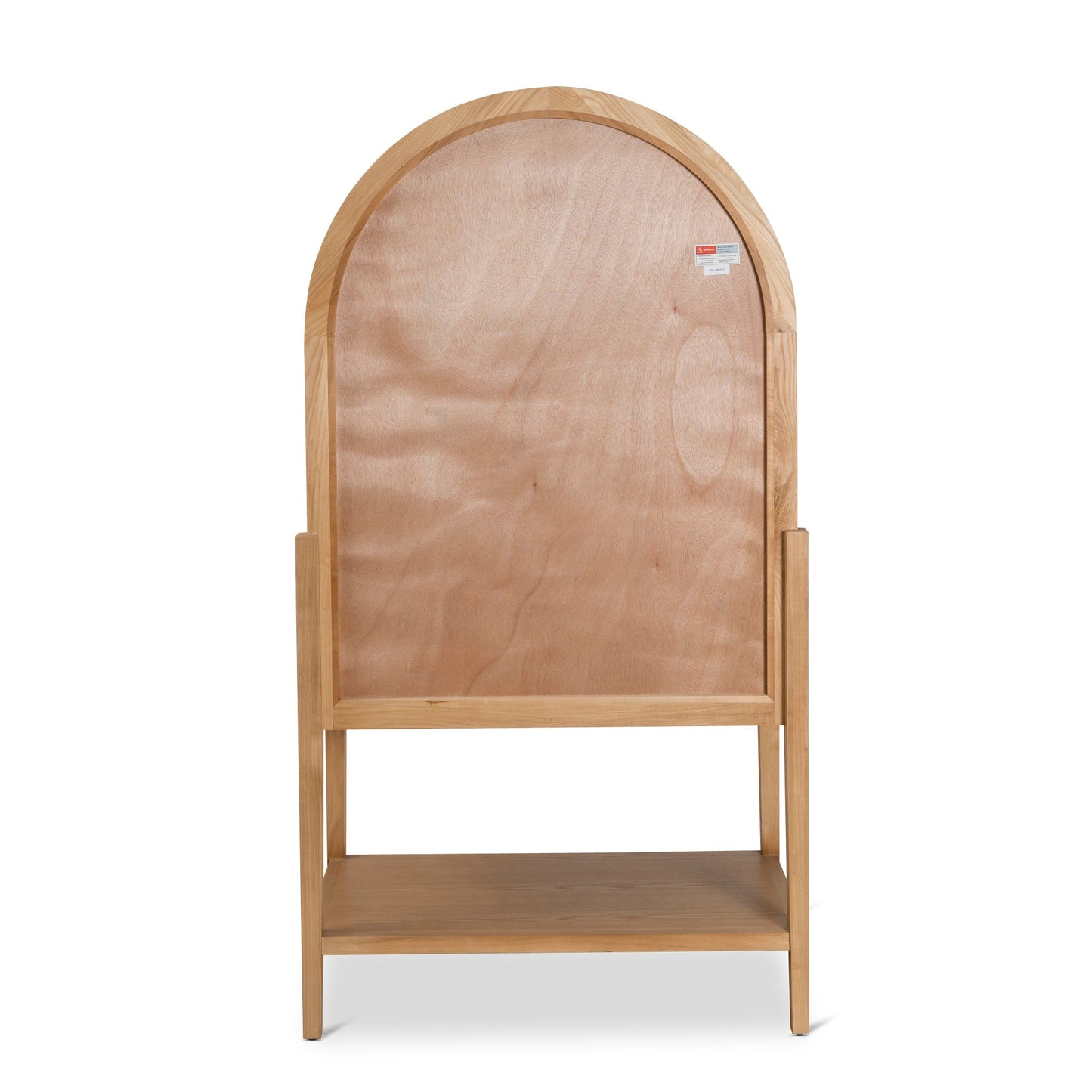 Zia 1.83m (H) Ash Curve Cabinet - Natural
