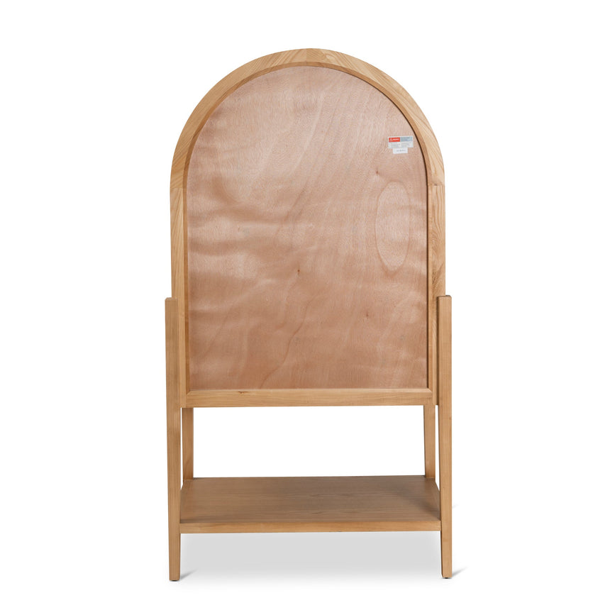 1.83m (H) Ash Curve Cabinet - Natural