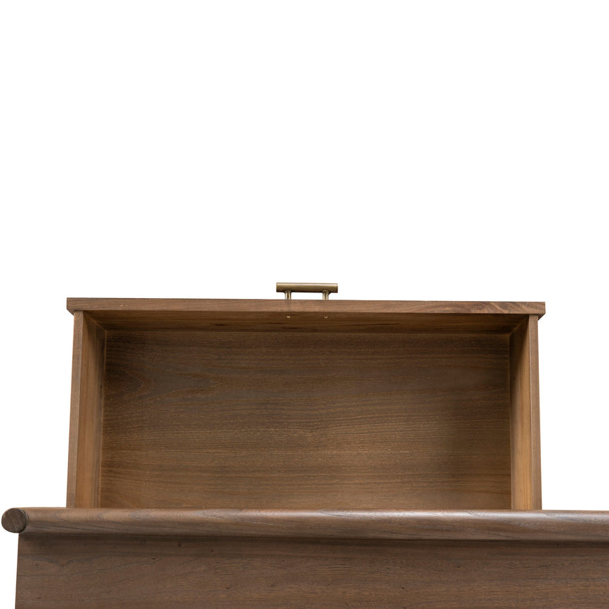 6 Drawer Wooden Chest - Walnut