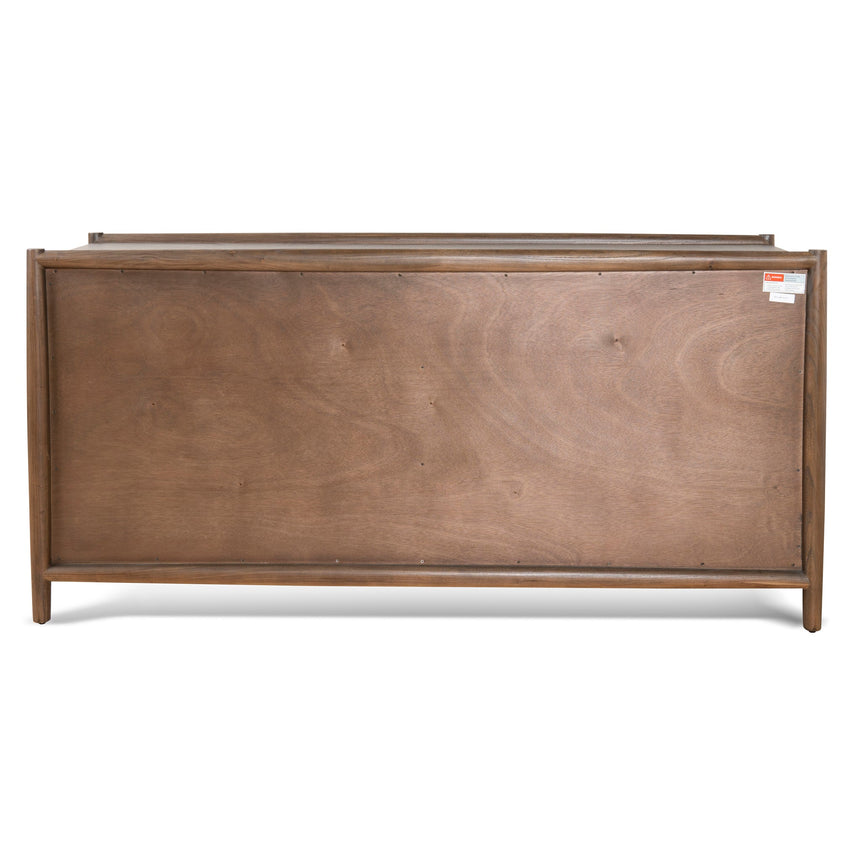 6 Drawer Wooden Chest - Walnut