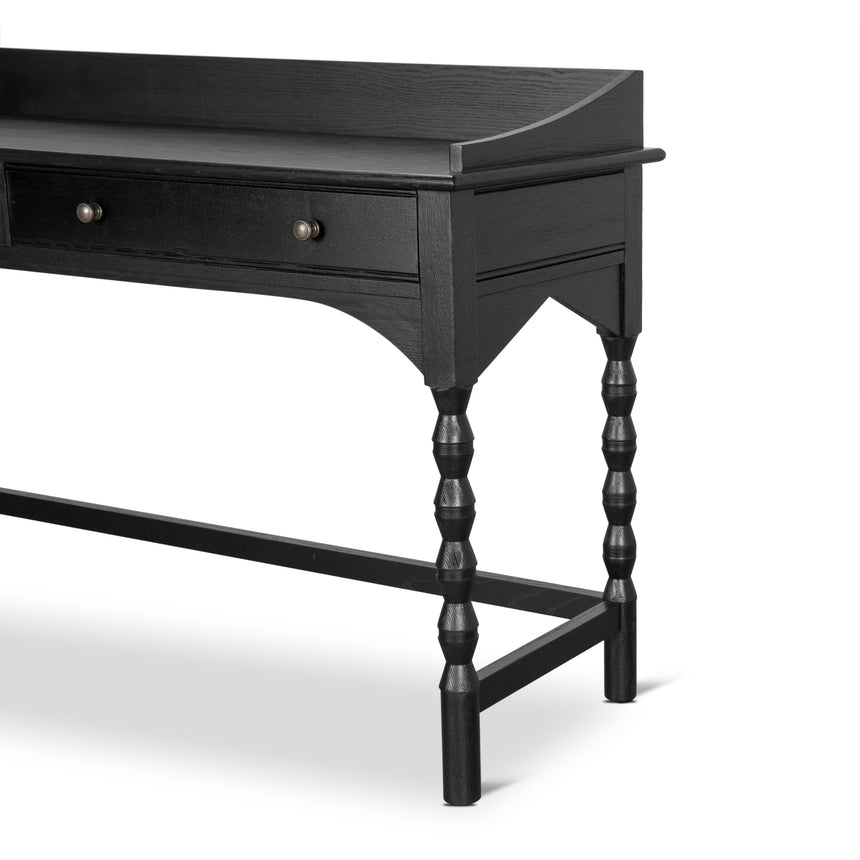1.45m Console Table - Black