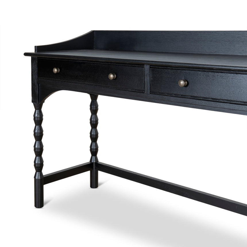 1.45m Console Table - Black