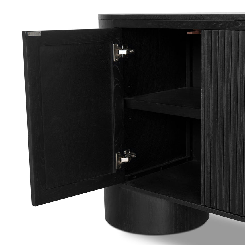 1.68m Sideboard - Full Black