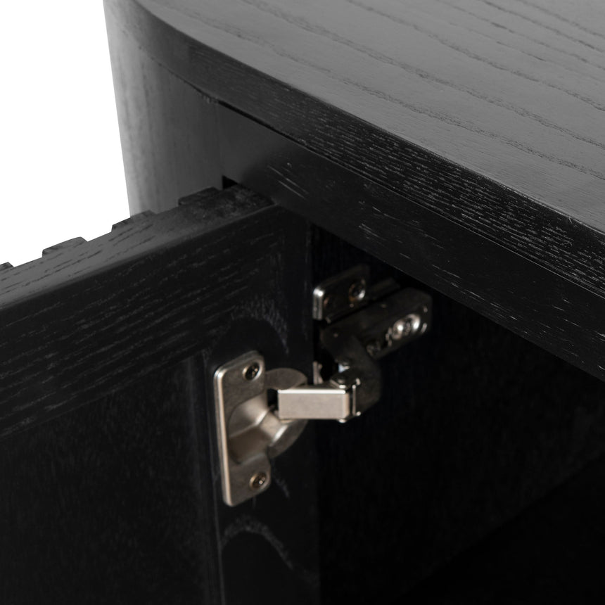 1.68m Sideboard - Full Black