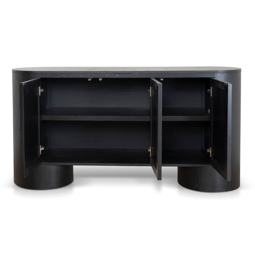 1.68m Sideboard - Full Black