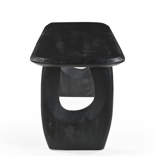 1.3m Console Table - Full Black