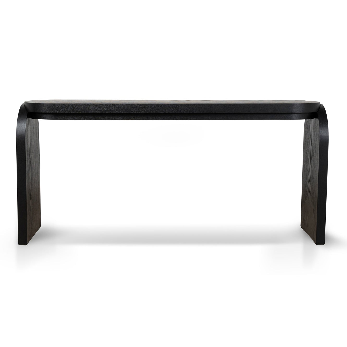 1.7m Console Table - Textured Espresso Black