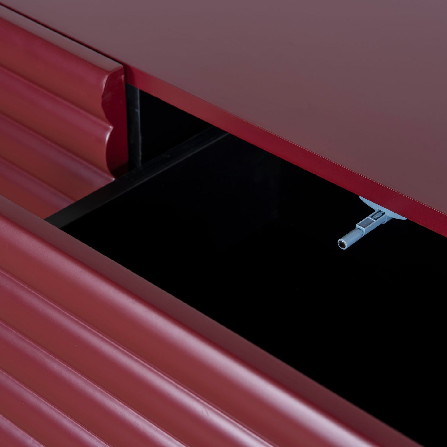 2m Sideboard Unit - Red