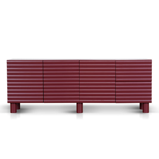 2m Sideboard Unit - Red