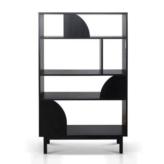 CDT10595-KD 1.6m (H) Book Shelf - Full Black