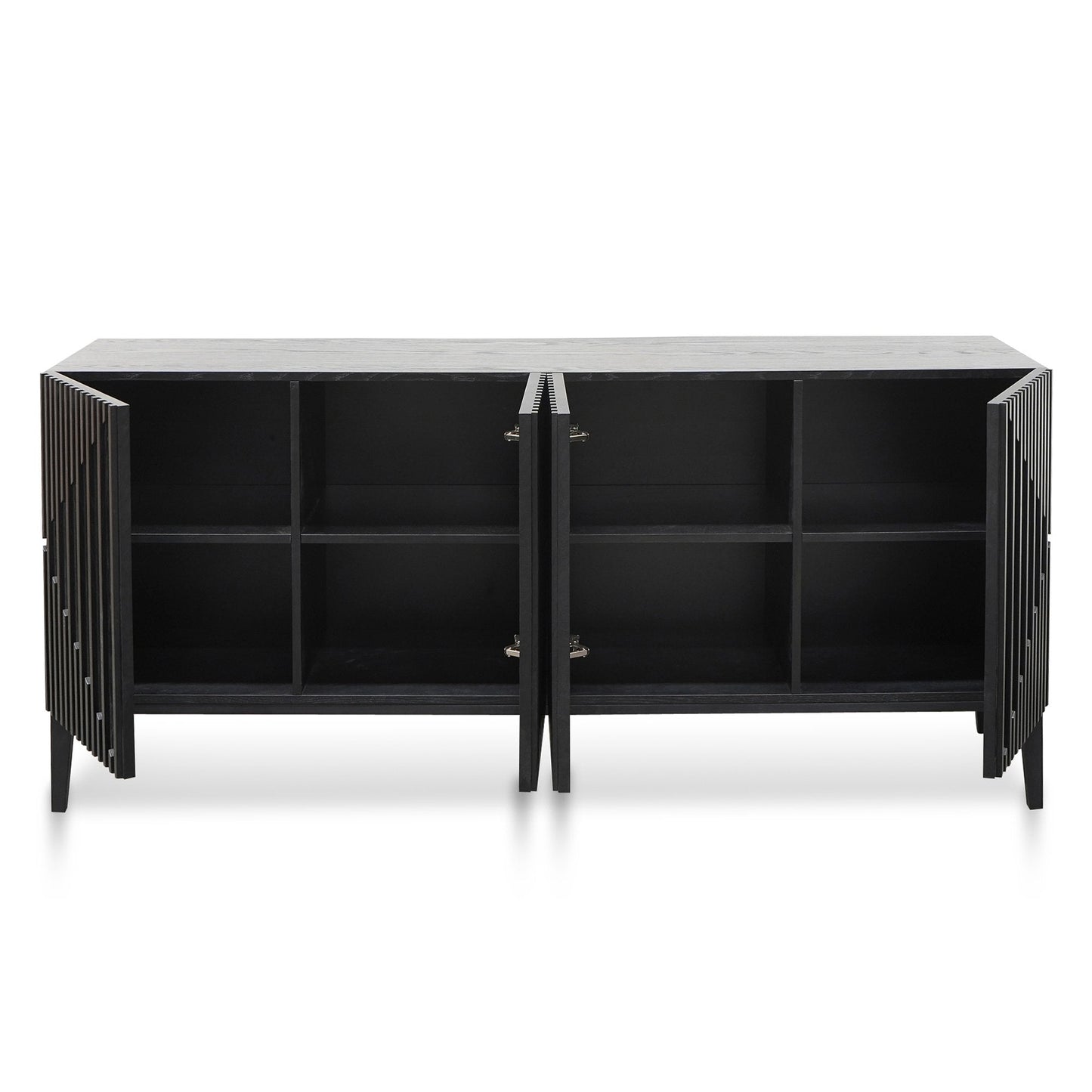 Marty 180cm Wooden Sideboard - Black