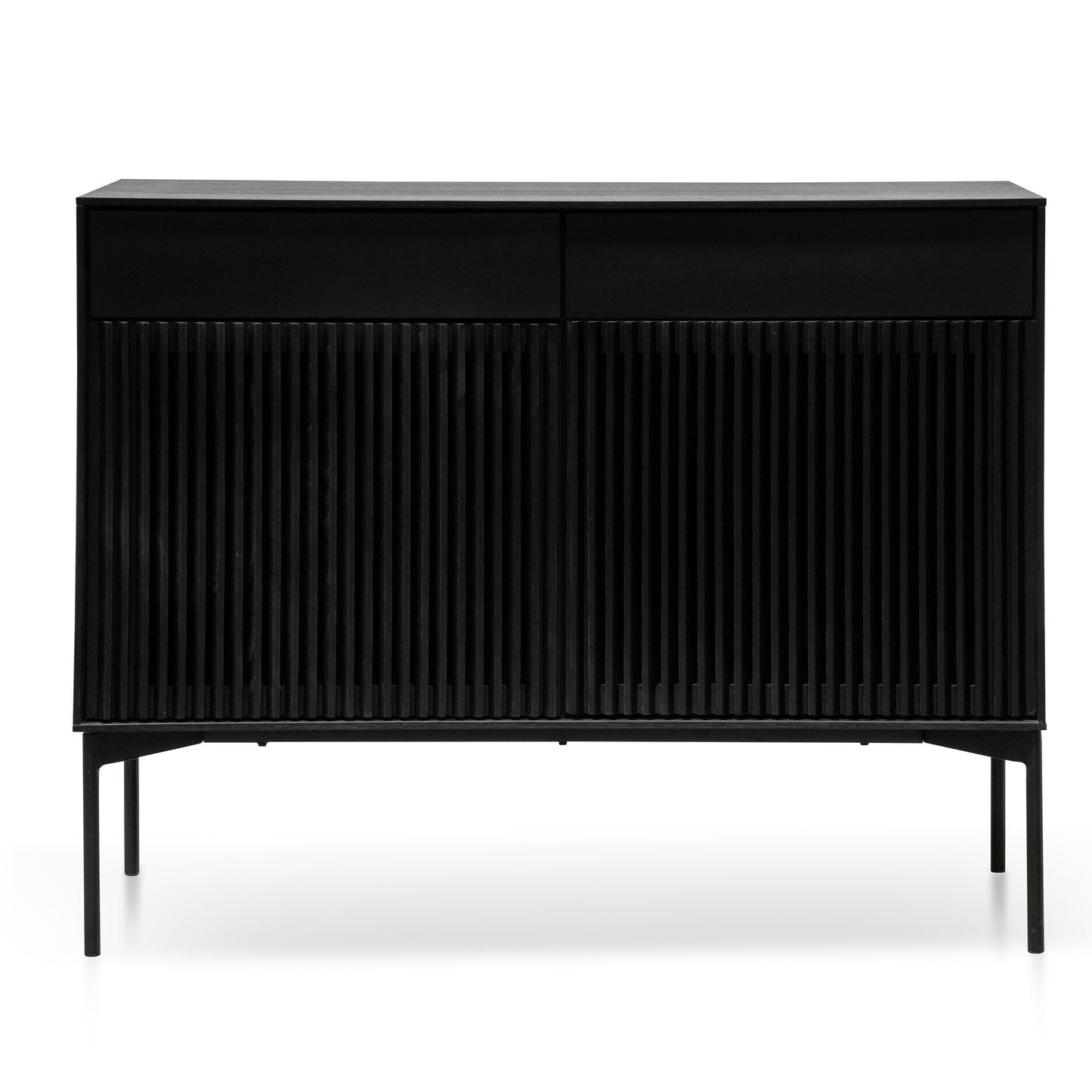 Ex Display - Dahlia 110cm Wooden Sideboard Unit - Black Oak