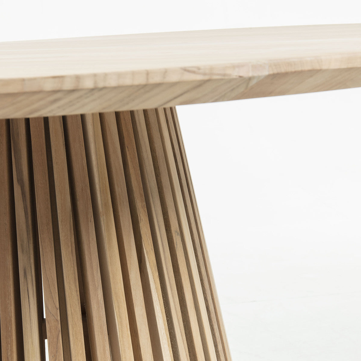 Irune Solid Timber Round Dining Table - Natural