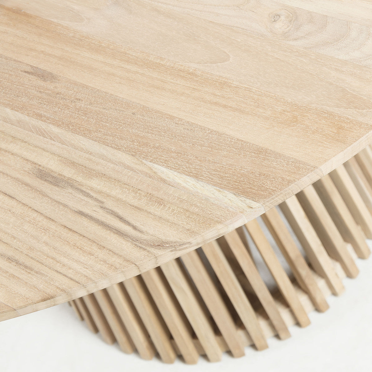 Irune Solid Timber Round Dining Table - Natural