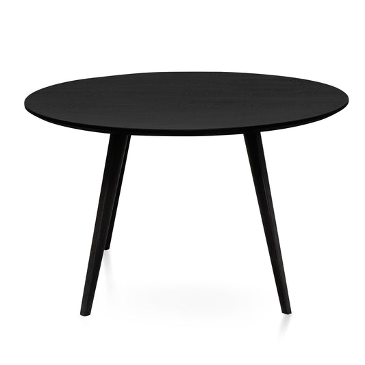 Lauri 1.2m Veneer Wooden Dining Table - Full Black